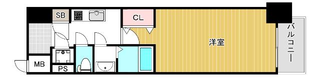 ファーストフィオーレ新町ファジスタ 間取り図画像