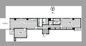 大阪市西区南堀江マンション 間取り図画像