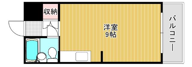 大阪市北区中崎西マンション 間取り図画像