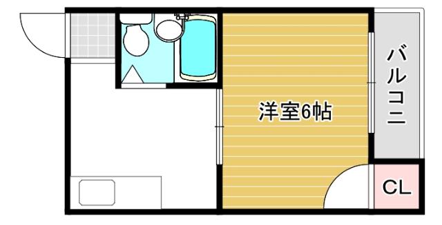 大阪市西区新町マンション 間取り図画像