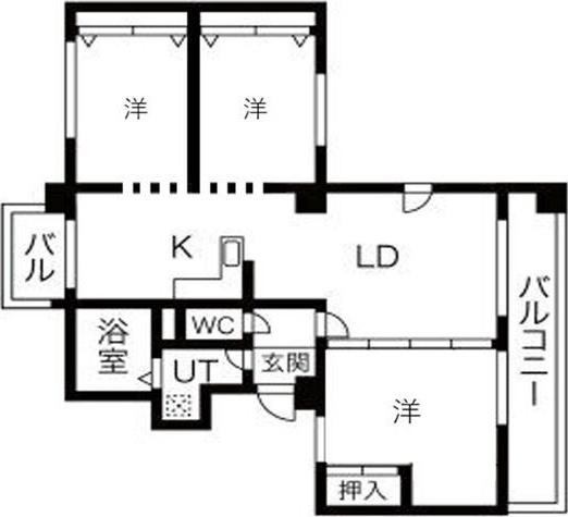 アルボール西道頓堀（506） 間取り図画像