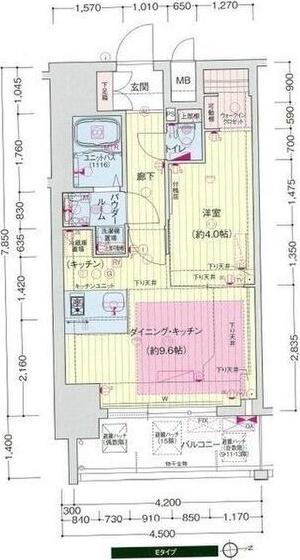 プレサンス立売堀アーバンスタイル 間取り図画像