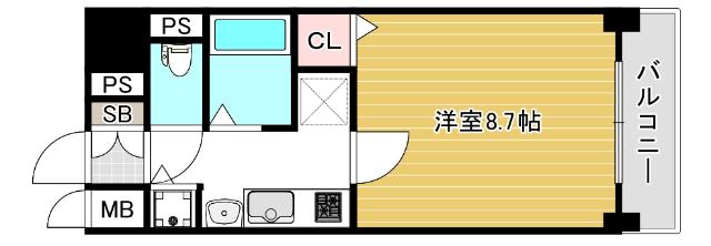 プレサンス立売堀アーバンスタイル 間取り図画像
