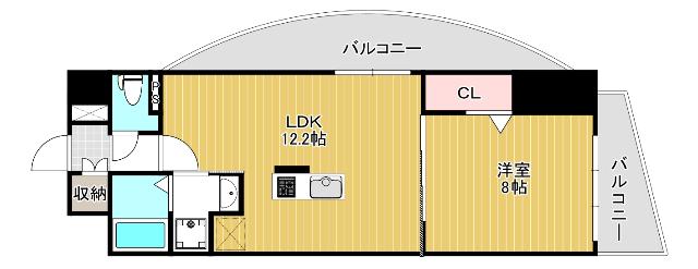 LaSante梅田北 間取り図画像