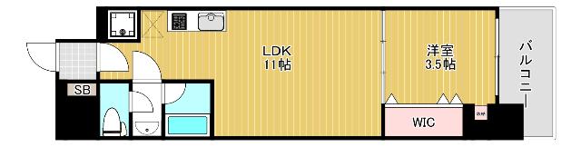 ブエナビスタ難波タワー 間取り図画像