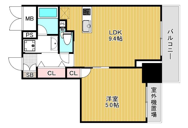 Wave on Horie Tower 間取り図画像