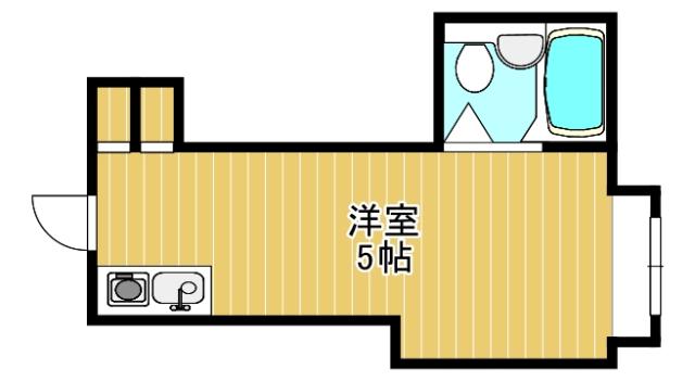 大阪市西区本田マンション 間取り図画像