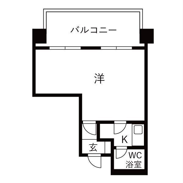 大阪市西区南堀江マンション 間取り図画像