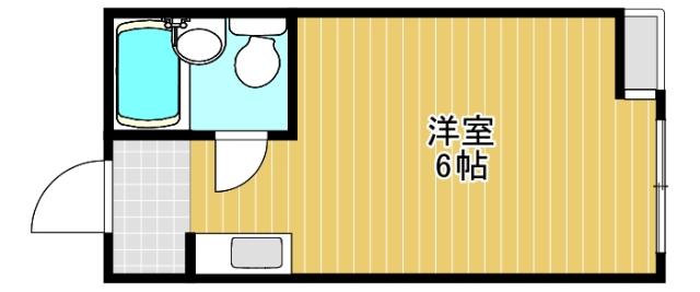 大阪市西区北堀江マンション 間取り図画像