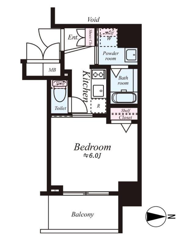 大阪市西区立売堀マンション 間取り図画像