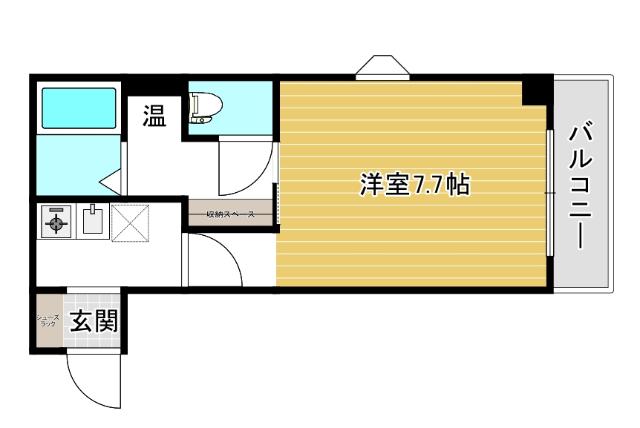 大阪市西区南堀江マンション 間取り図画像
