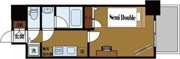 大阪市西区立売堀マンション 間取り図画像