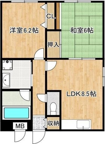 大阪市浪速区桜川マンション 間取り図画像