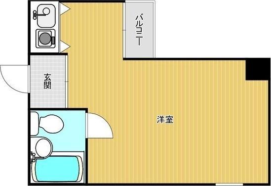 大阪市西区南堀江マンション 間取り図画像
