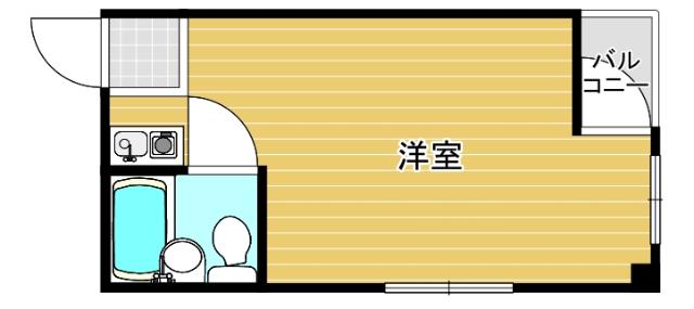 大阪市西区北堀江マンション 間取り図画像