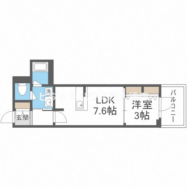大阪市西区南堀江マンション 間取り図画像