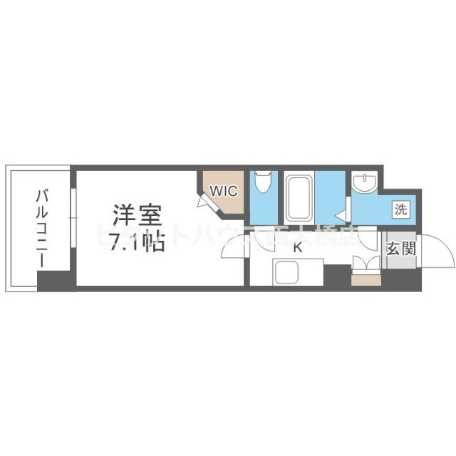 大阪市浪速区幸町マンション 間取り図画像