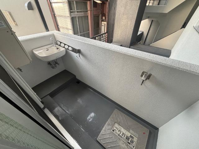 大阪市浪速区幸町マンション バルコニー
