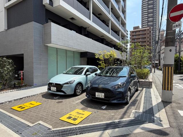 大阪市福島区海老江アパート 駐車場