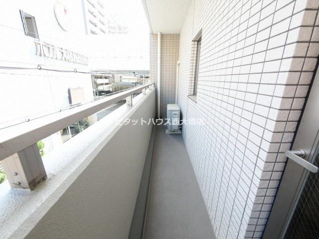 大阪市中央区高津マンション バルコニー