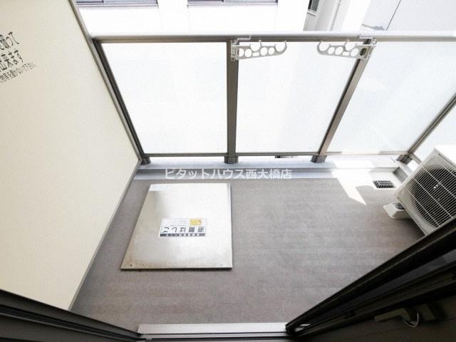 大阪市中央区南船場マンション バルコニー
