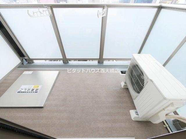 大阪市中央区南船場マンション バルコニー