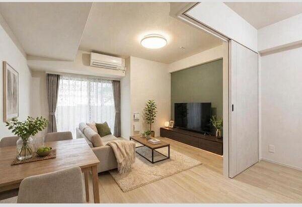 大阪市西区北堀江マンション リビング
