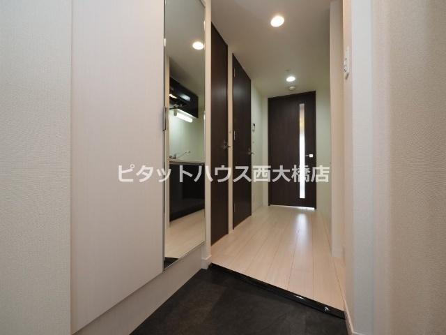 大阪市西区新町マンション 玄関