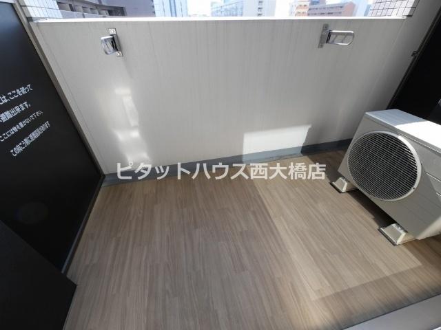 大阪市浪速区幸町マンション バルコニー