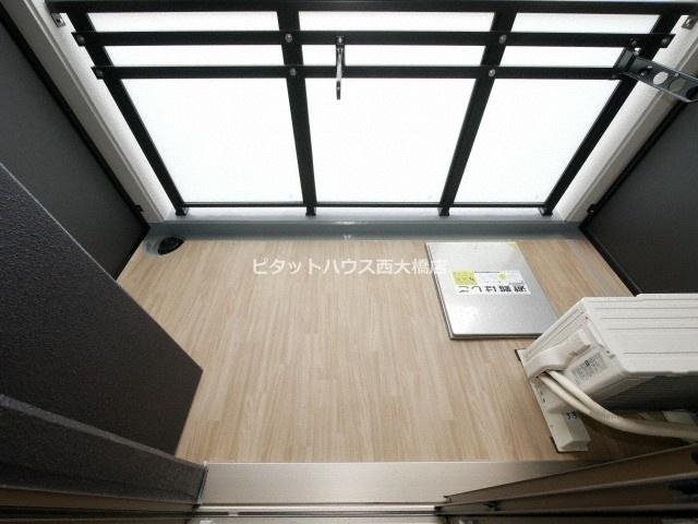 大阪市西区南堀江マンション バルコニー