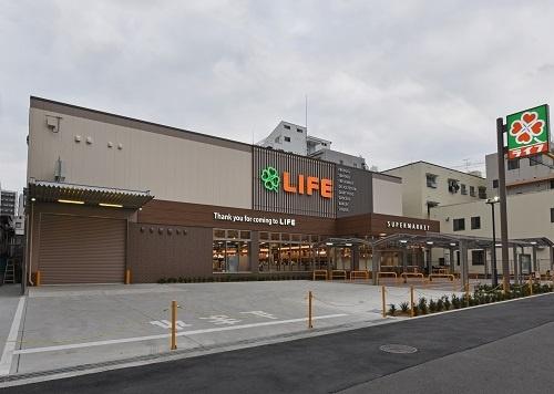 ライフ空堀店：127m