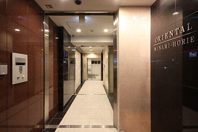 大阪市西区南堀江マンション エントランス