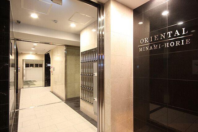 大阪市西区南堀江マンション ロビー