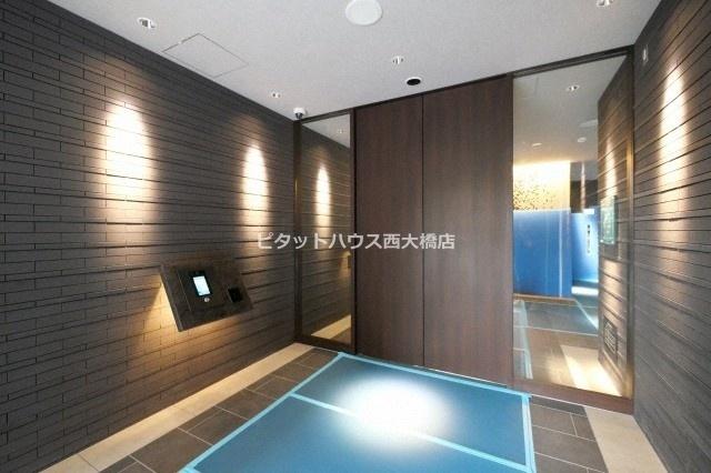大阪市西区南堀江マンション エントランス