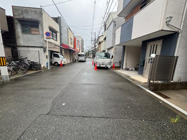 東住吉区照ヶ丘矢田３丁目　戸建て 前面道路含む現地写真