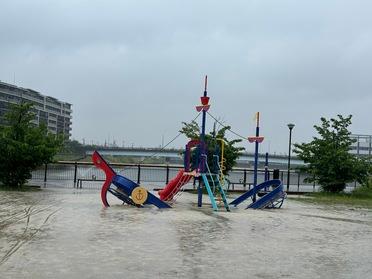船の遊具！
