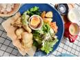 週替わりランチの鶏胸肉のフリッター風