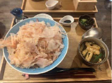 天使のはねかつおぶし丼定食