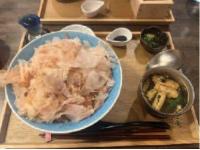 天使のはねかつおぶし丼定食