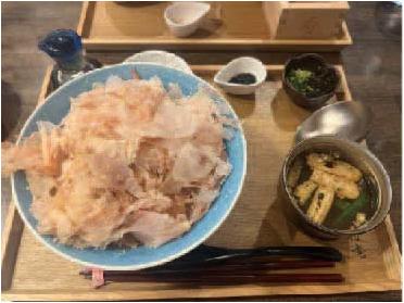 天使のはねかつおぶし丼定食