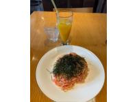 日替わりランチの明太パスタです！