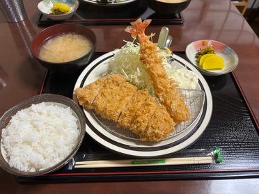 とんかつ＆エビフライ定食