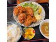 唐揚げ定食！！