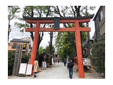 赤城神社の入り口！