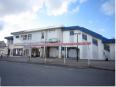 これが北柏駅。駅前はバスロータリーです。